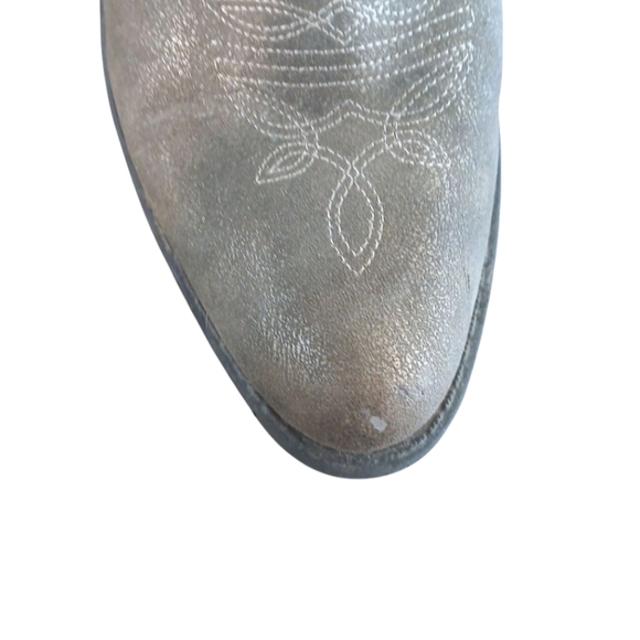 Rampage Metallic Gray Walden Women's Cowboy Boots Size 7.5 M Western Boots - Picture 11 of 13